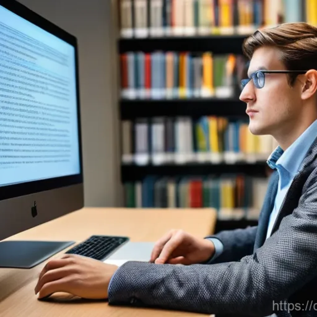 정치사 연구 - **Digital Historian at Work**
A focused young historian, either male or female, in their late 20...